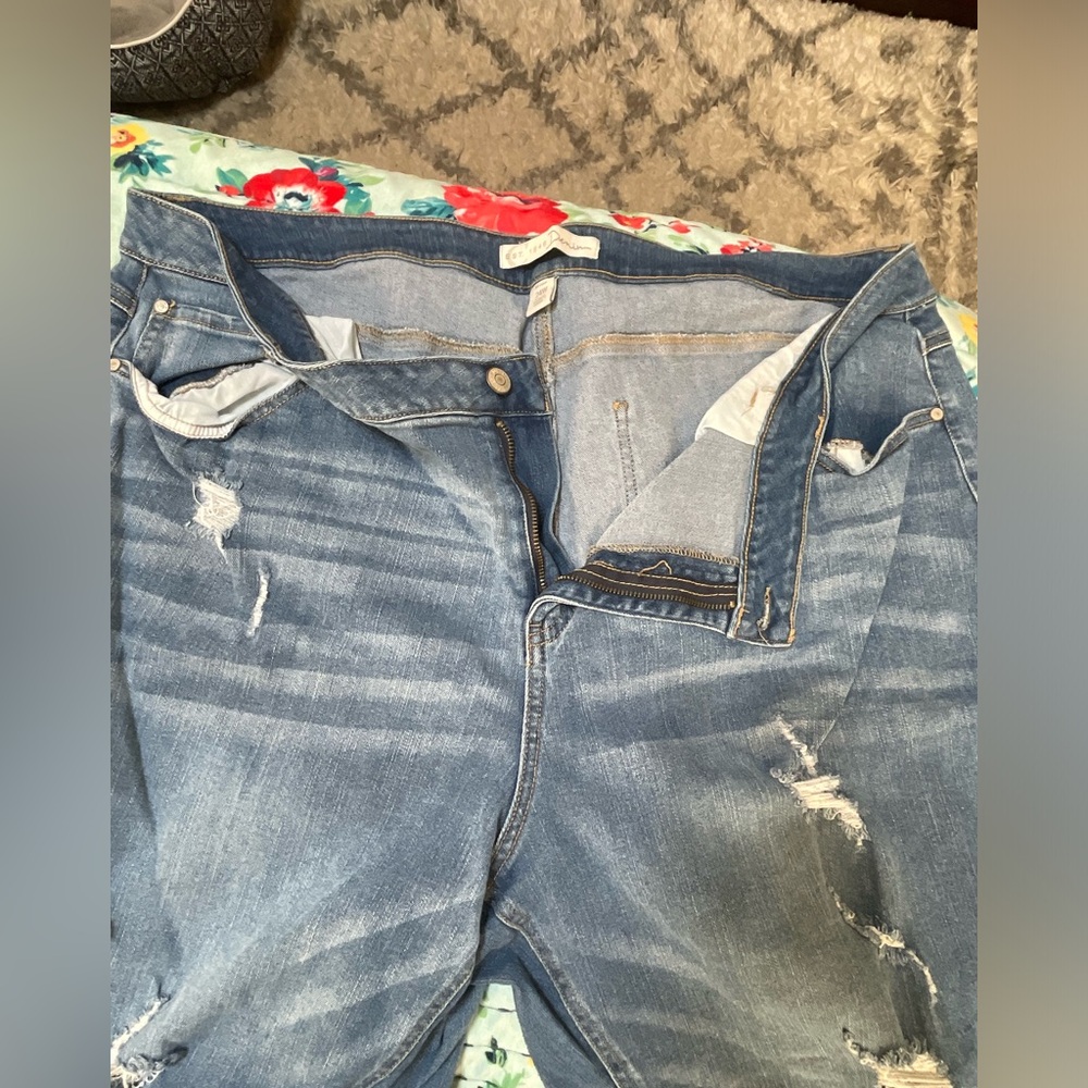 Denim shorts